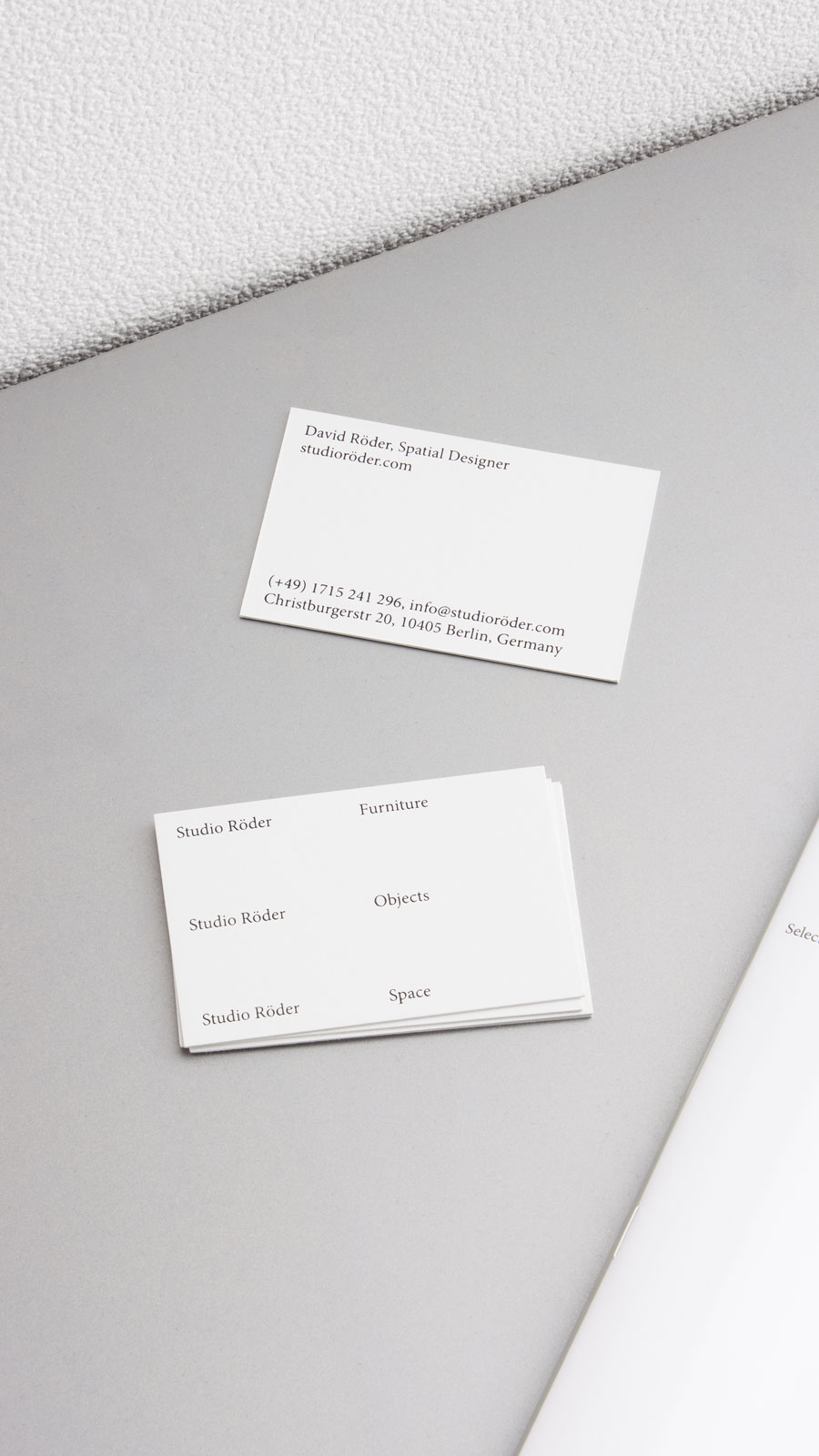 Standard Format — Studio Röder